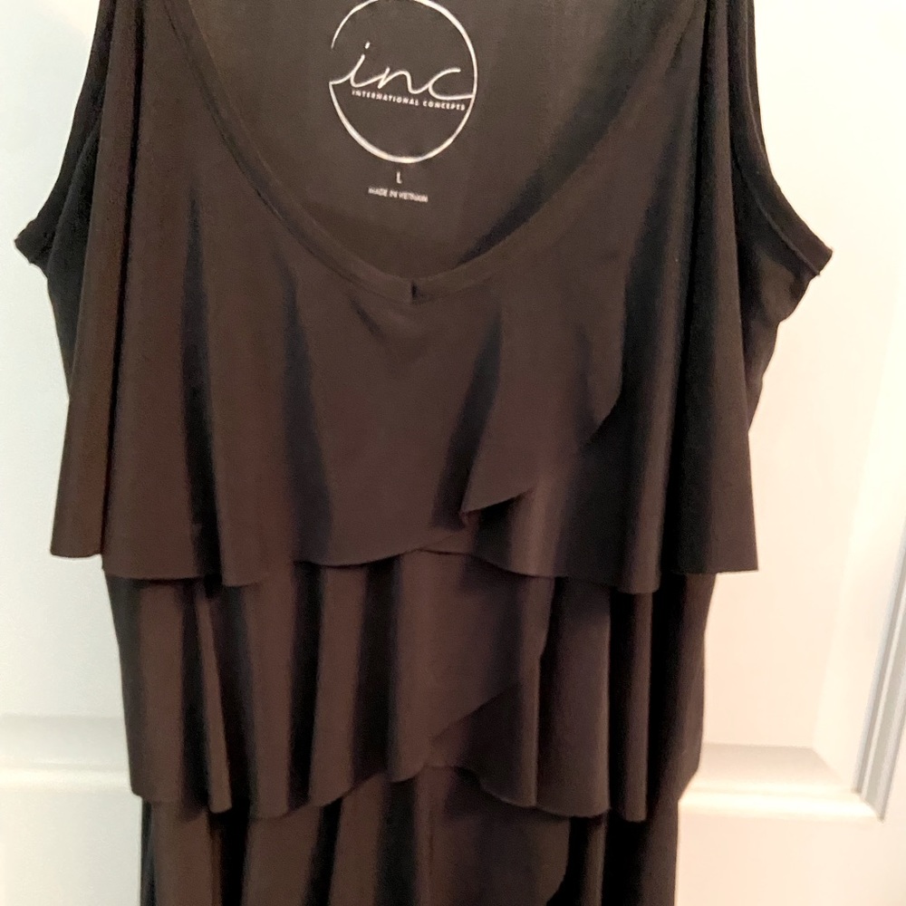Nice black INC top with spaghetti straps.